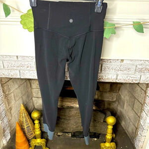 Athleta Elation Rib Trim 7/8 tight legging size extra small